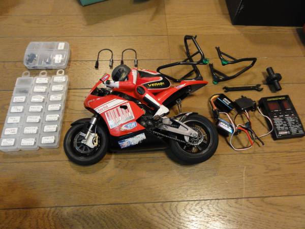 ○バイク ラジコン ベノム VENOM GPV-1 送料込み(完成品（電動 