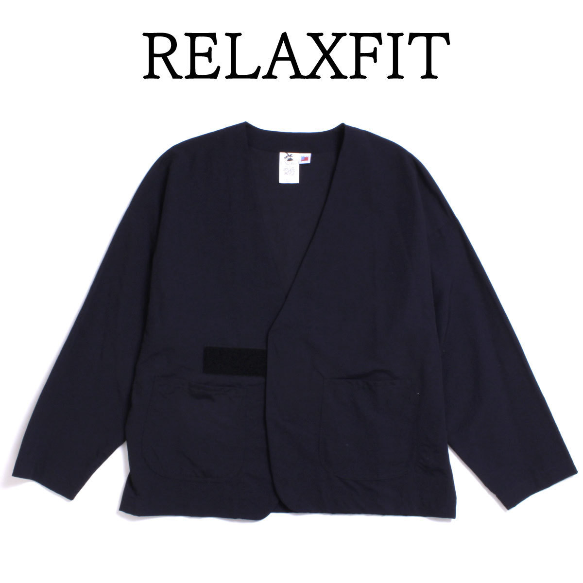 RELAXFIT WE別注 NORTH PADRE ISLAND JACKET NYLON BLACK 定価19,800円 