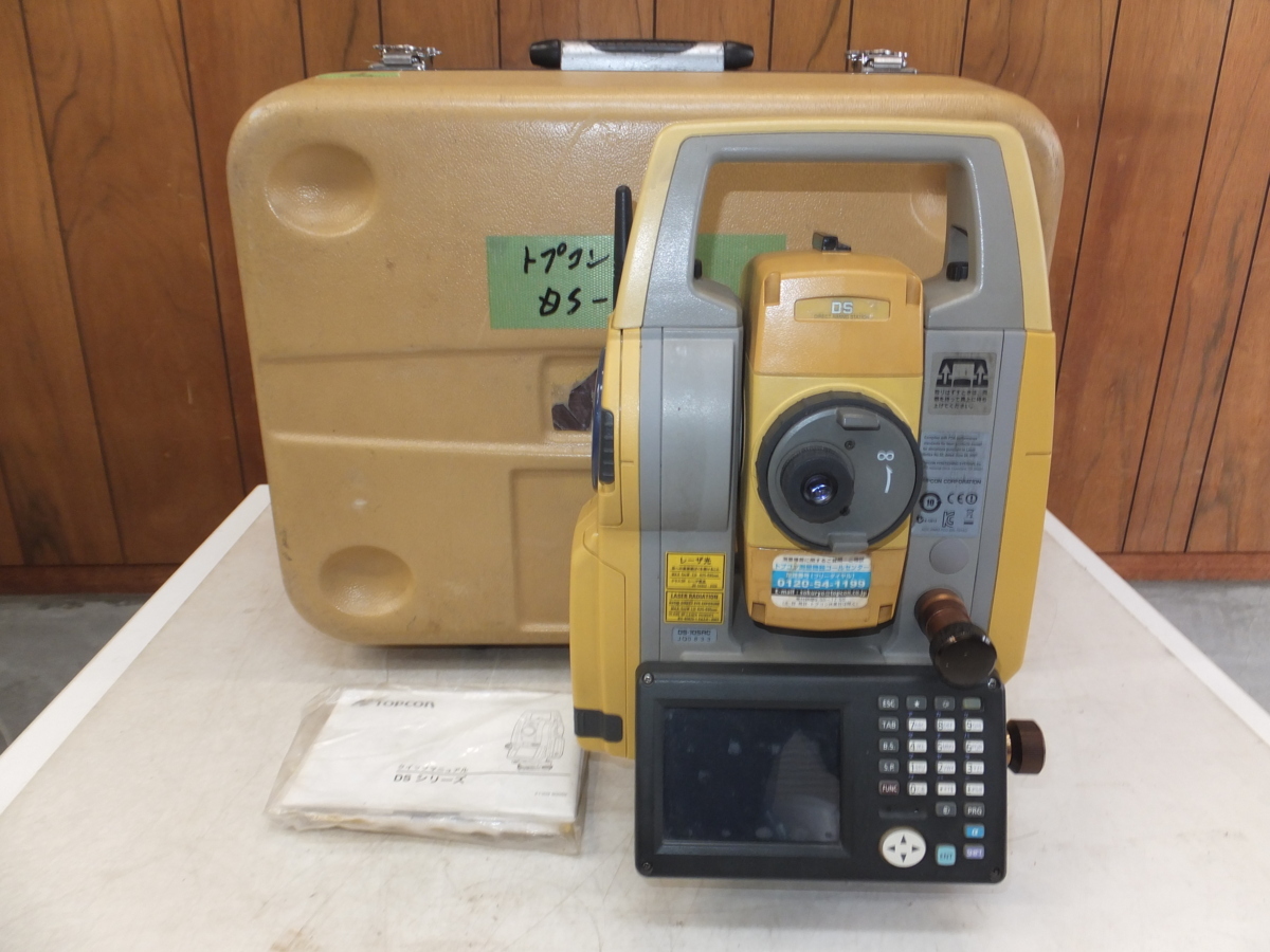 品質保証，100%新品 トプコン TOPCON トータルステーション Direct Aiming Station DS series DS-105AC バッテリ なし 現状品(光学測定器)｜売買されたオークション情報、yahooの商品情報をアーカイブ公開 - オークファン 光学測定器
