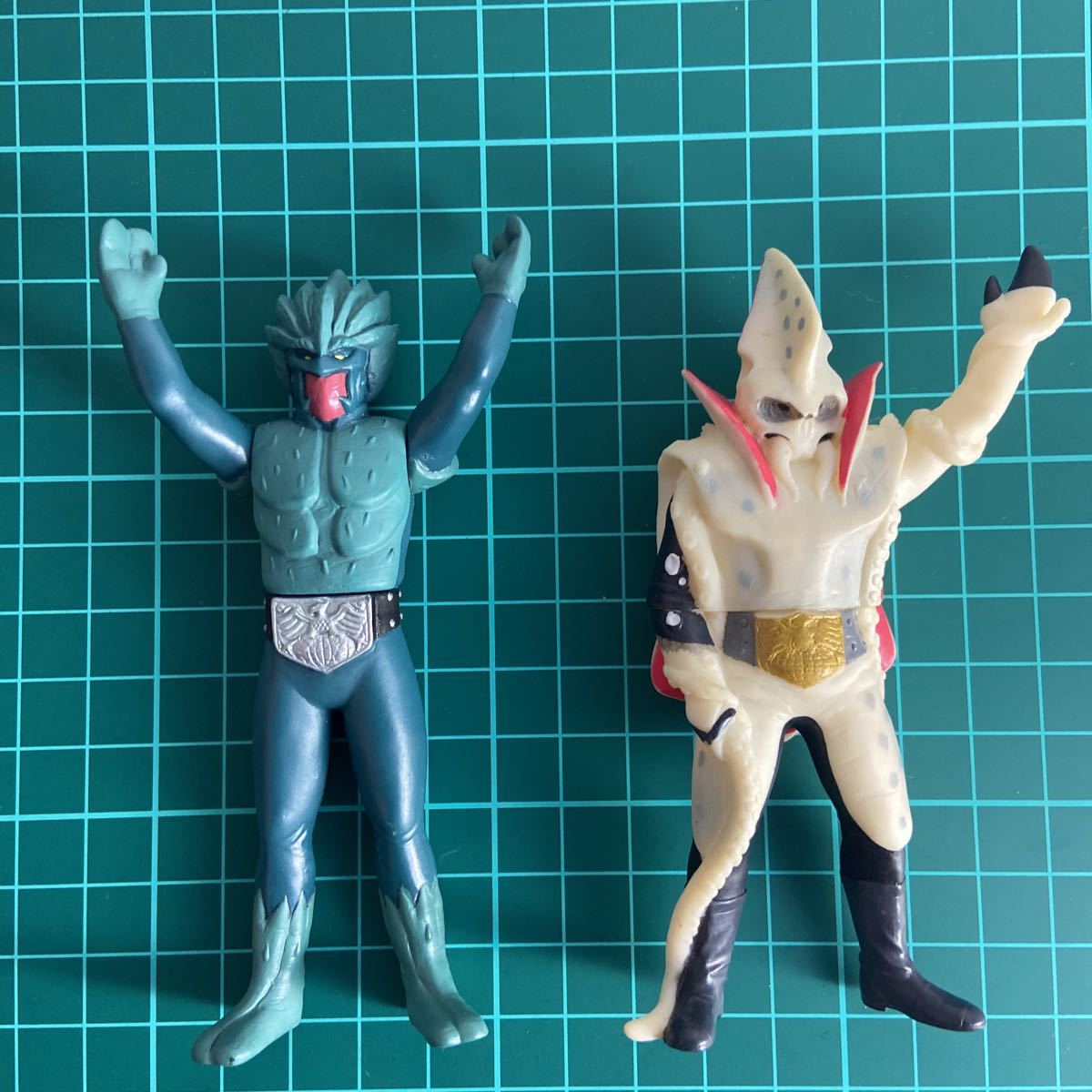 仮面ライダー/怪人 ソフビ フィギュア 8体セット☆当時物☆レア(仮面