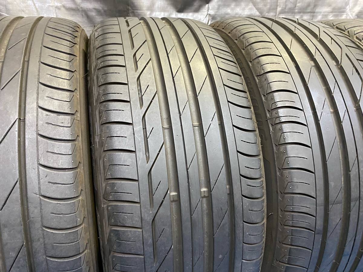 超バリ溝 ブリヂストン 225/45R17 TURANZA T001 4本セット 夏タイヤ 中古品 2017年製 BRIDESTONE 225/45-17 NO，1190