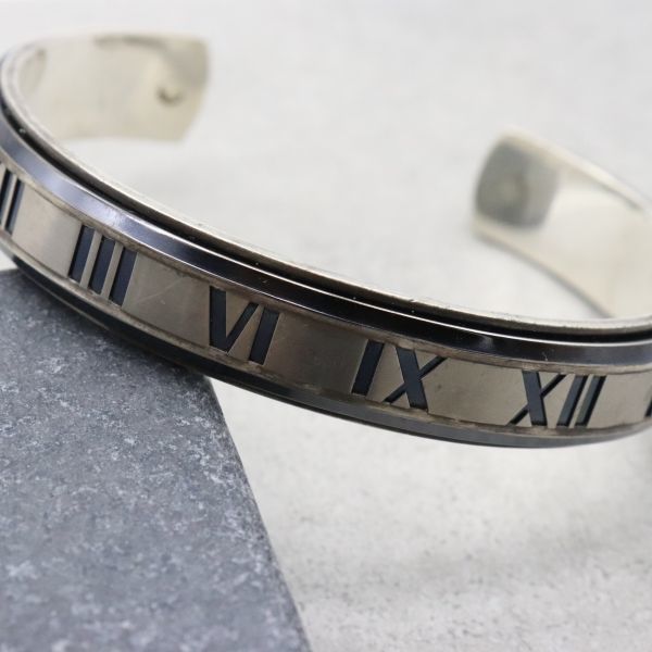 Tiffany ＆ Co. バングル カフ アトラス チタン シルバー 925 SILVER