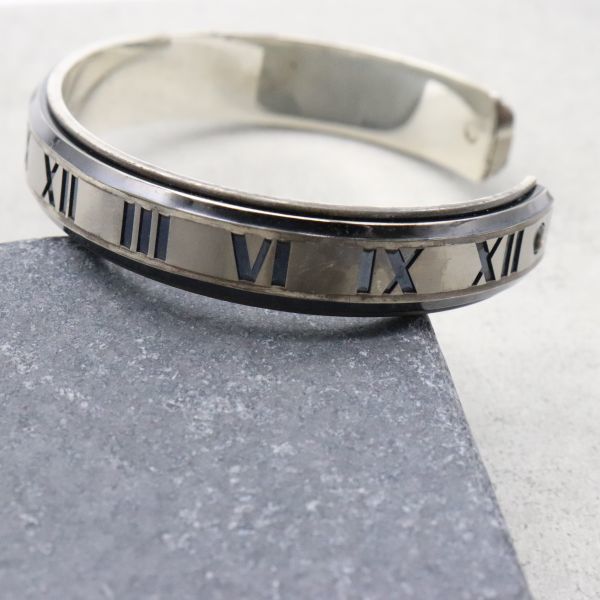 Tiffany ＆ Co. バングル カフ アトラス チタン シルバー 925 SILVER