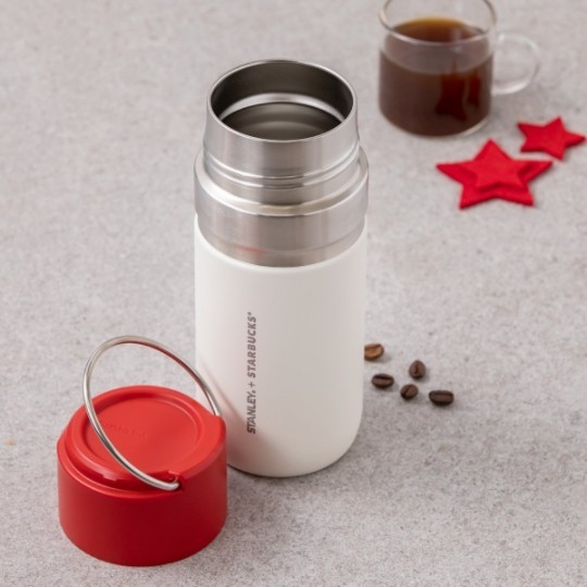 スタバ 韓国 クリスマス☆スタンレー GO 保温瓶 タンブラー 500ml