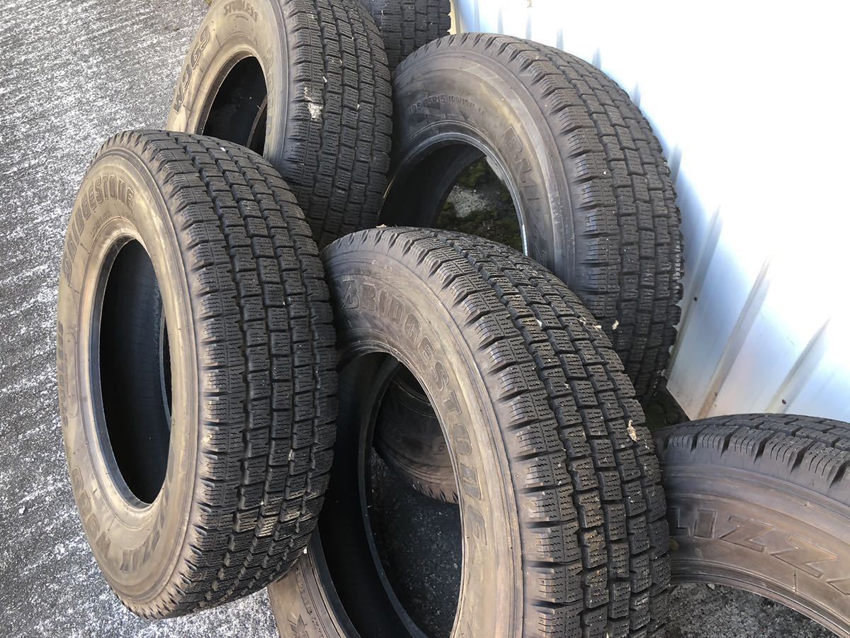 ブリヂストン スタッドレスタイヤ 6本セット 195/75/15 2トンダンプ  
