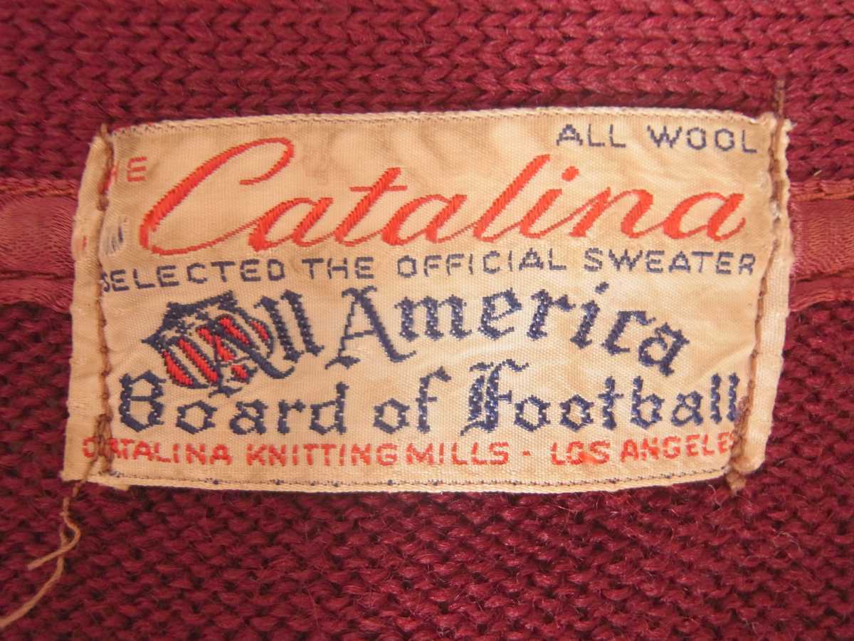 カタリナ 40s ビンテージ catalina Knitting Mills LA CATALINA 50s 