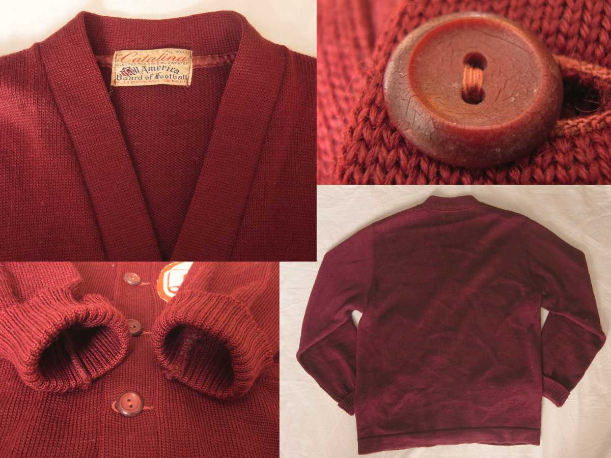 40s 50s ビンテージ catalina カタリナ Knitting Mills LA アメリカUSA 