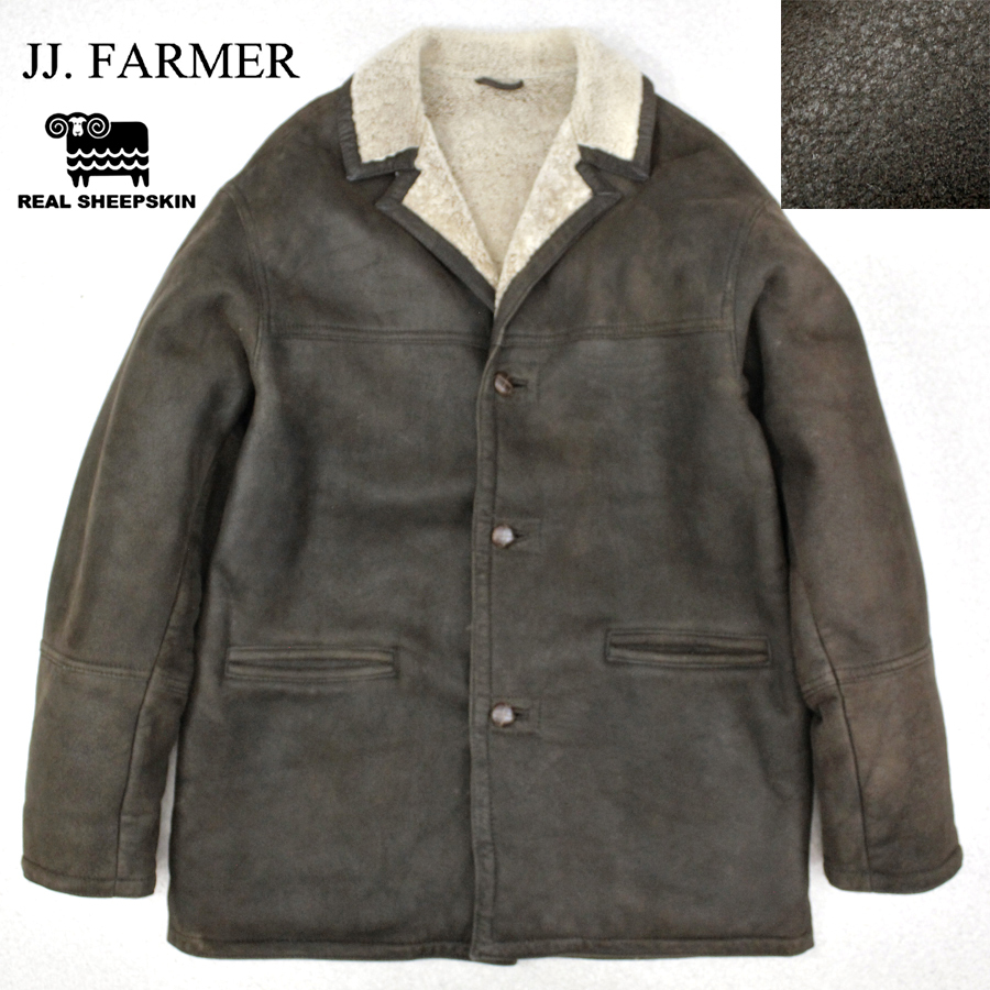 相場価格￥210,000- カナダ製 美品 JJ.FARMER 羊革 シープスキン 