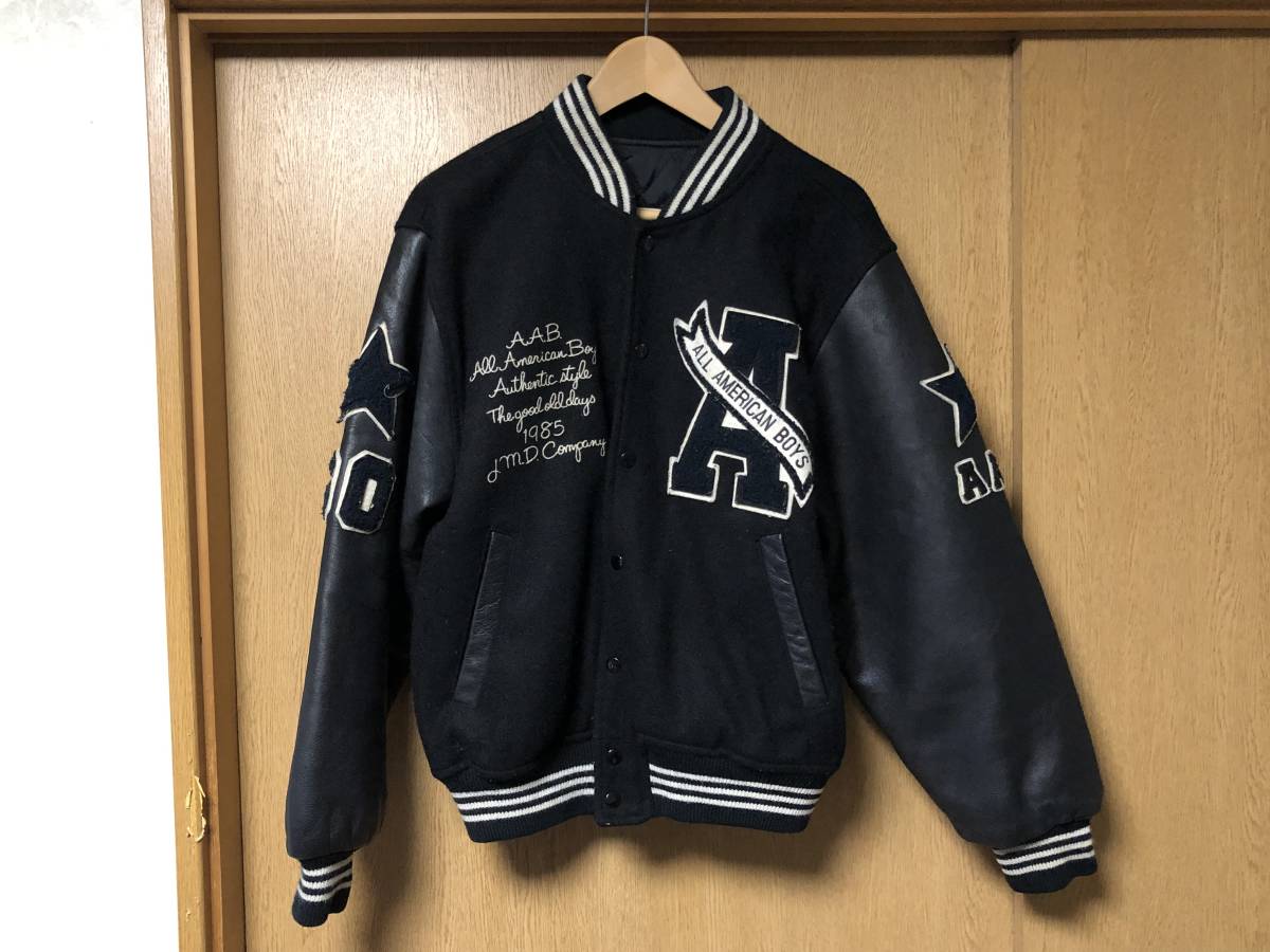 スタジャン スタジアムジャンパー 牛革袖 JOY MARK DESIGN COMPANY 