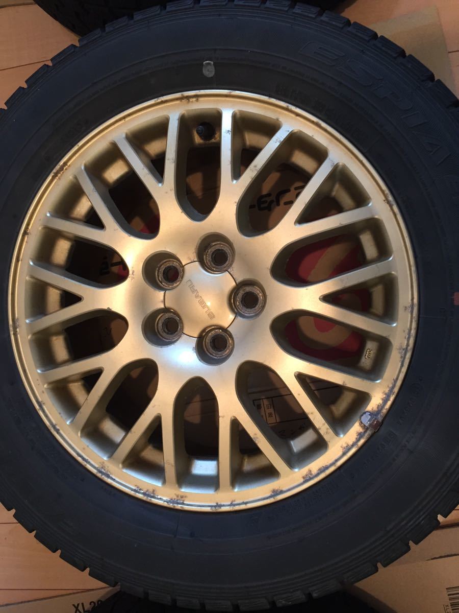 215/60R16 スバル 純正 アルミホイール スタッドレス セット 4本 