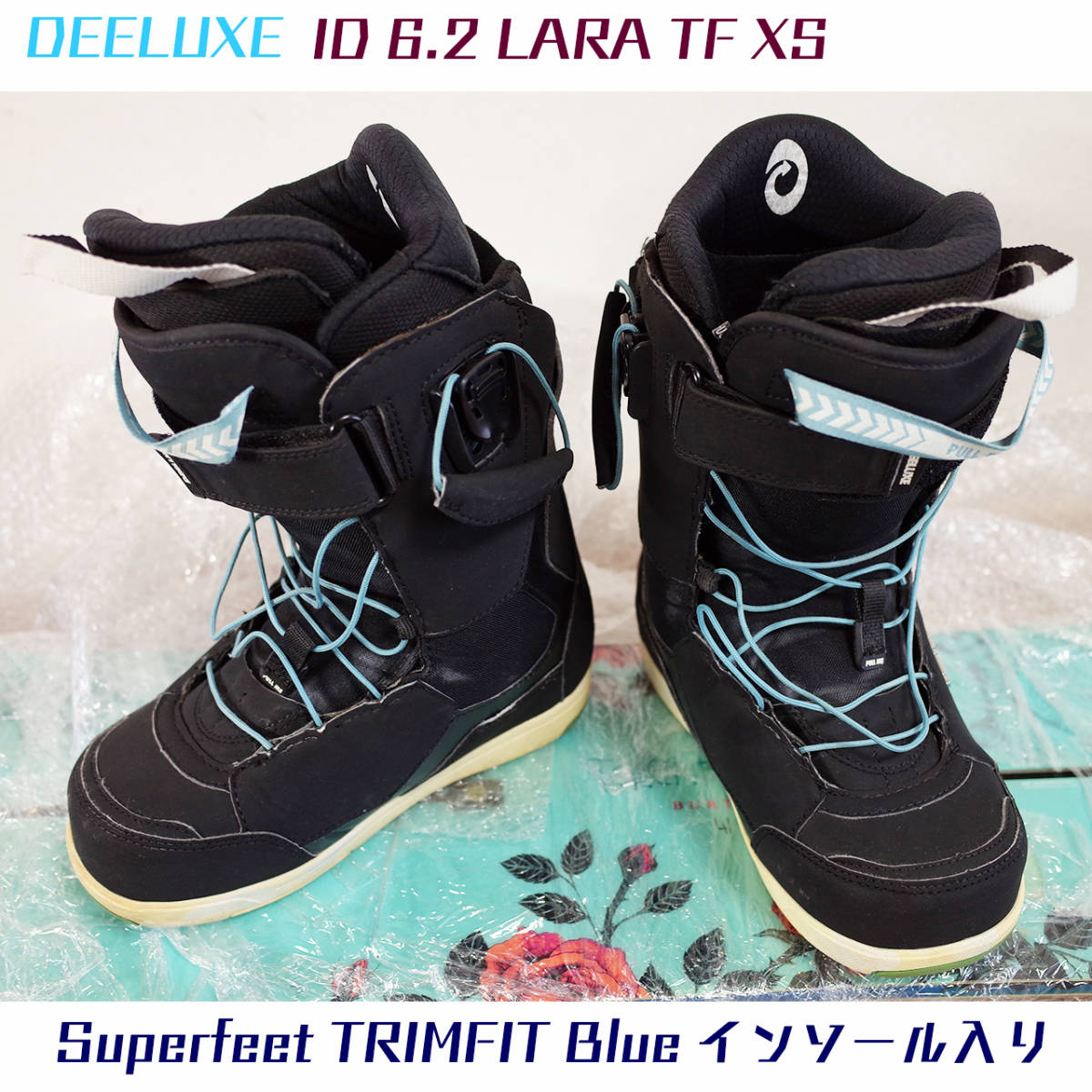 DEELUXE ID 6.2 LARA TF Black 23.5cm スノーボードウィメンズブーツ