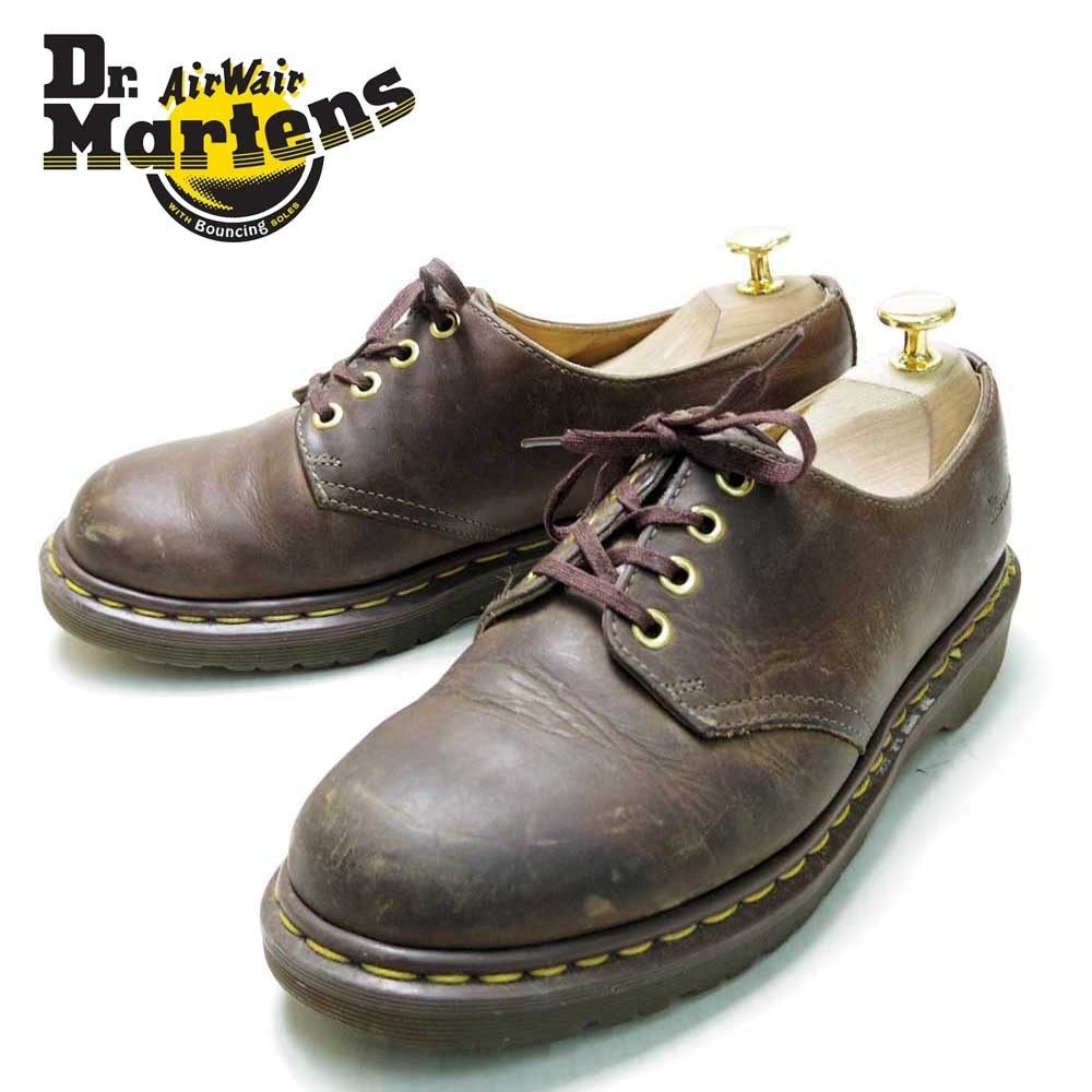 英国製 UK7 26cm相当 Dr.Martens ドクターマーチン 4ホール レザー 