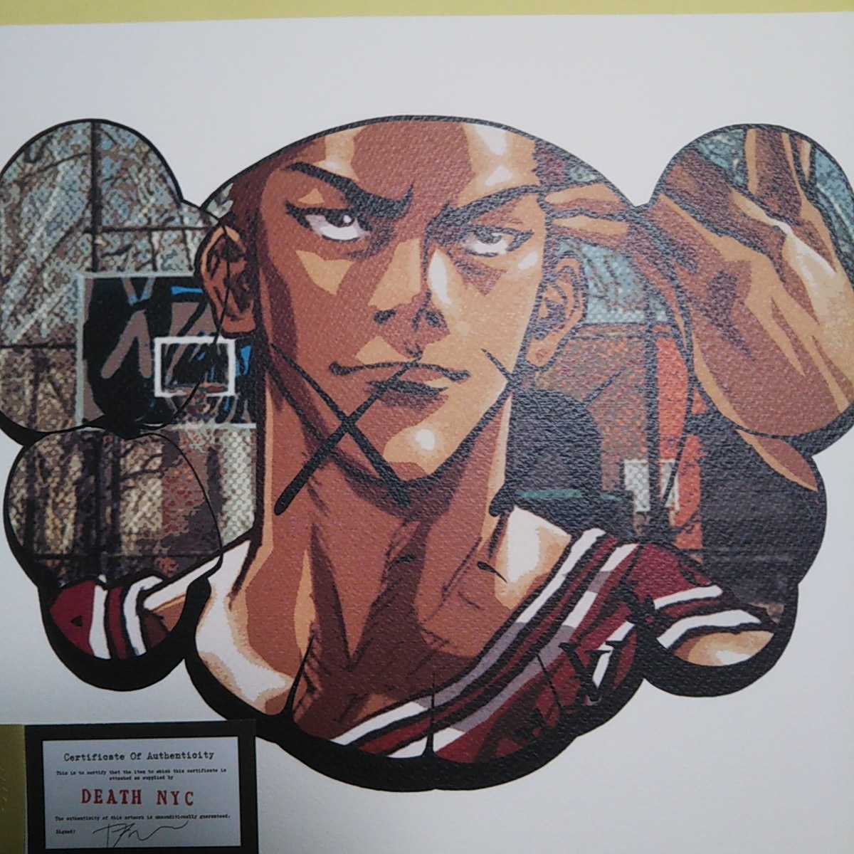 death nyc 世界限定100枚　スラムダンク　桜木花道　KAWS DEATH NYC 世界限定100枚 アートポスター SLAM DUNK スラムダンク