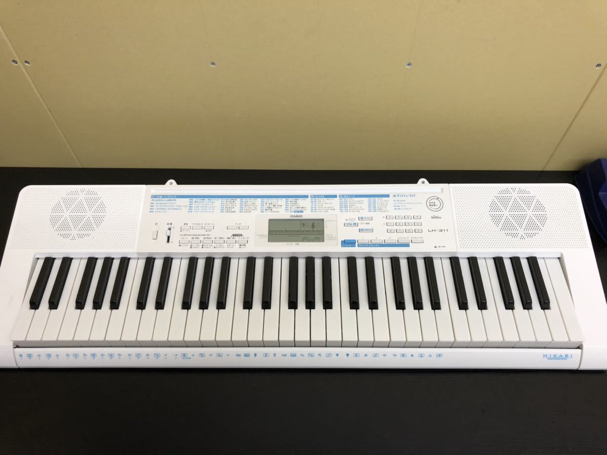 通電確認済み CASIO カシオ 光ナビゲーションキーボード LK-311 電子