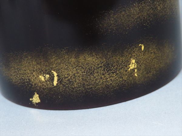 ◇◇宮田宗景 雪月花蒔絵 金輪寺茶器 絵変り蓋三種 越前漆器 高7.2cm