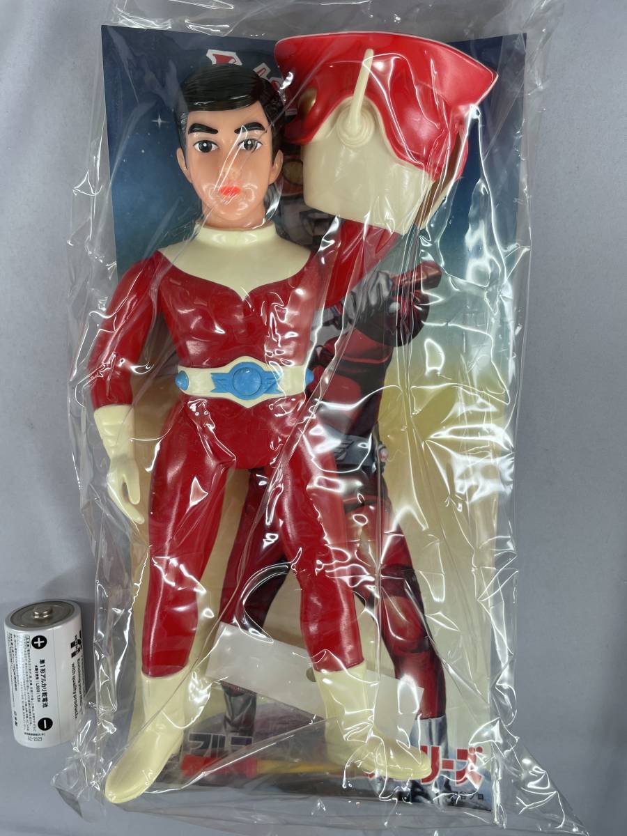 レッドマン ソフビ マスク付き ブルマァク 新復刻 未開封品 特撮  