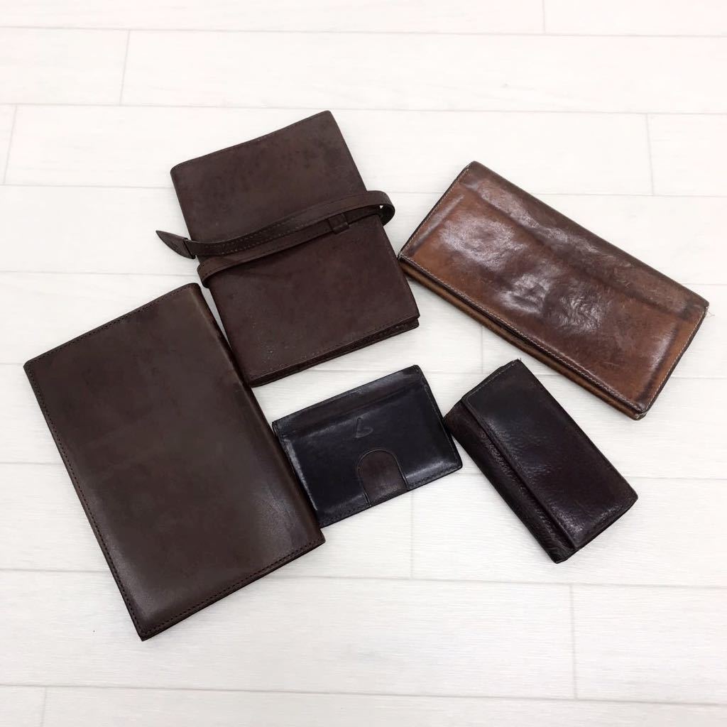 5 土屋鞄 ツチヤカバン Ilbisonte イルビゾンテ 5点セット レザー カードケース 長財布 メモ帳ケース キーケース メンズ 財布 売買されたオークション情報 Yahooの商品情報をアーカイブ公開 オークファン Aucfan Com