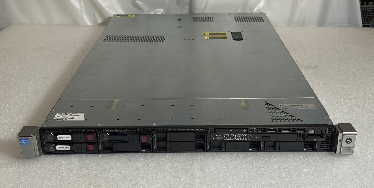 超激得，送料無料 HP ProLiant DL360E Gen8 Xeon E5-2630 O 2.30GHz x2 / 16GB / 1000GB(HP、コンパック)｜売買されたオークション情報、yahooの商品情報をアーカイブ公開 - オークファン HP、コンパック