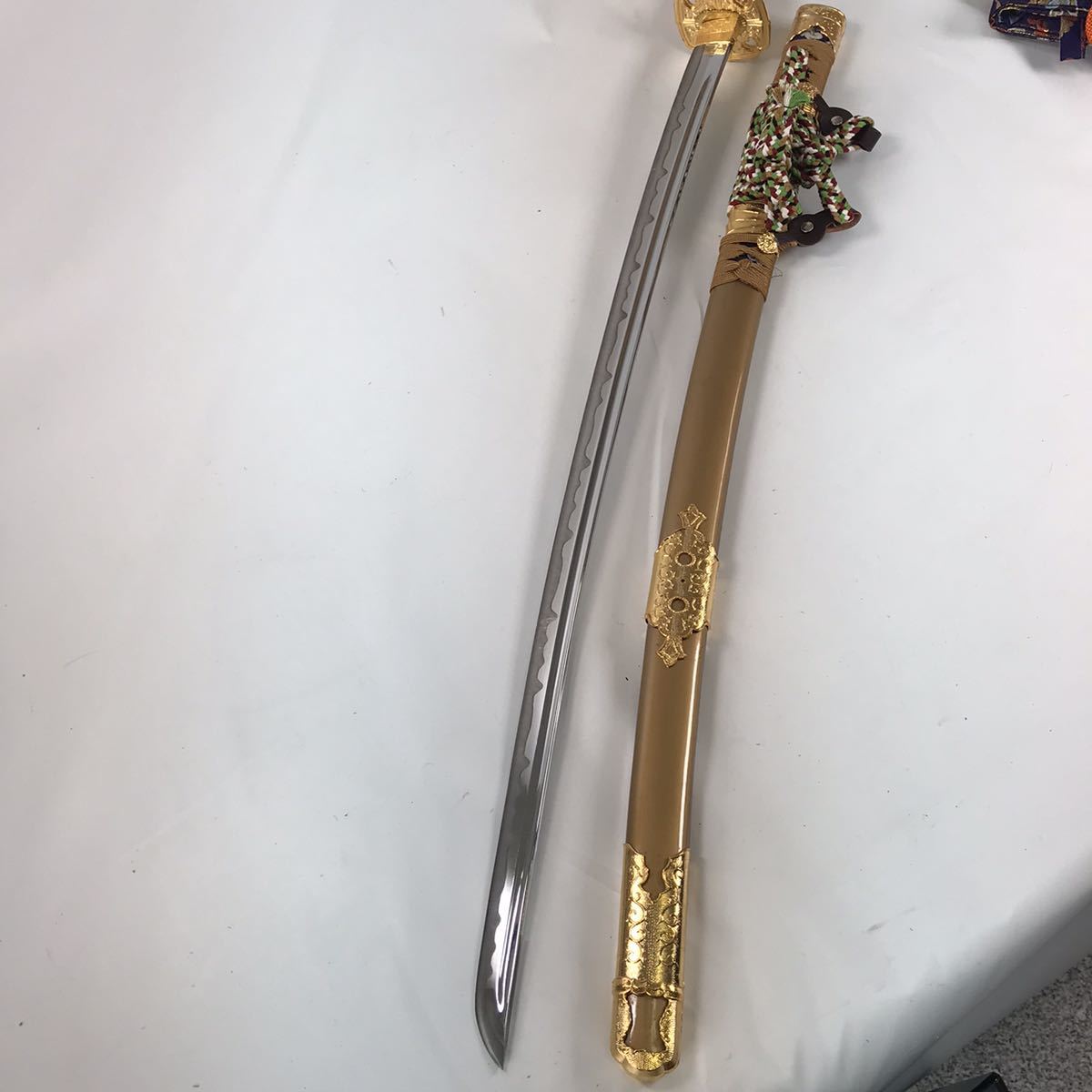 美術品・アンティーク・コレクション 陣太刀(模造刀)、刀掛け、刀袋