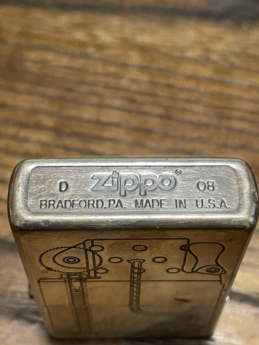 zippoライター D 08刻印 made in usa 中古品(Zippo)｜売買された 