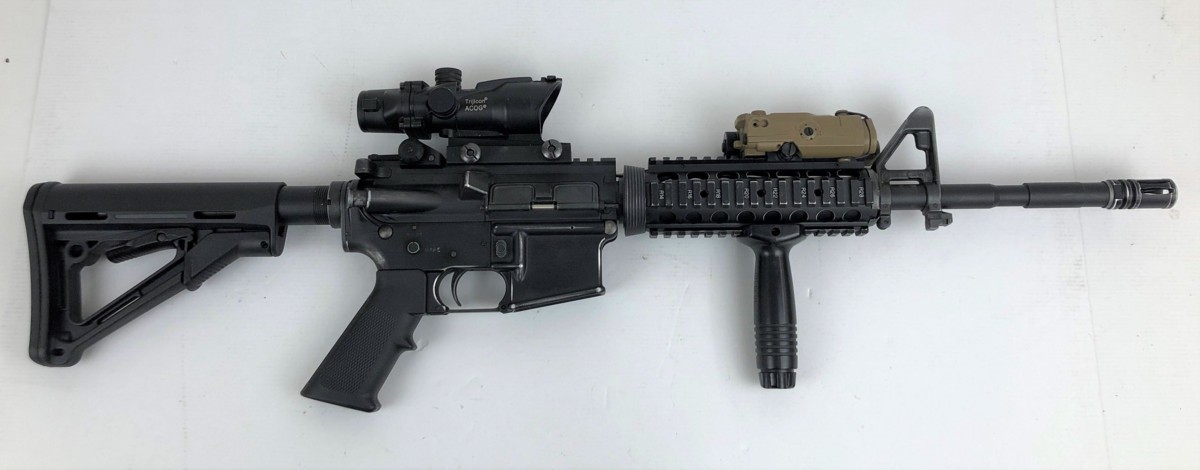 04y5013) 東京マルイ M4A1 MWS カスタム ガスガン ※18歳以上対象 中古
