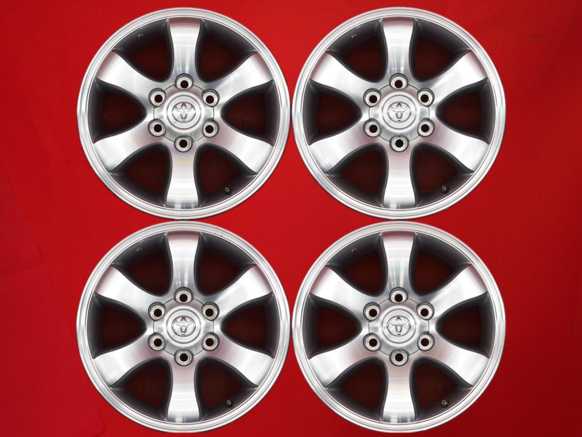 トヨタ120系ランドクルーザープラド純正17インチアルミホイールのみ4本