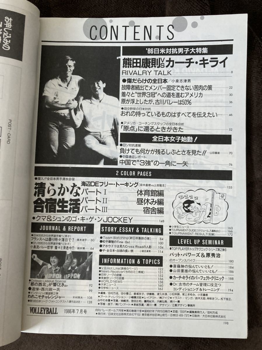 K75 4 Volleyball 月刊バレーボール 昭和61年7月 田中幹保が見た全日本とアメリカ 熊田康則vsカーチ キライ バレーボール 売買されたオークション情報 Yahooの商品情報をアーカイブ公開 オークファン Aucfan Com K75 4 Volleyball 月刊バレーボール 昭和61年7月 田中幹保が見た全日本とアメリカ 熊田康則vsカーチ キライ バレーボール 売買されたオークション情報 Yahooの商品情報をアーカイブ公開 オークファン Aucfan Com