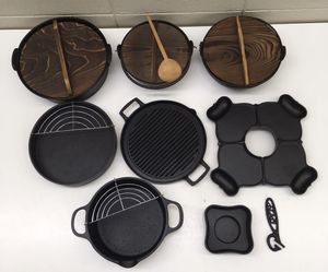 未使用　義経鍋 南部鉄器　4人用　バーベキュー　焼肉　鉄鍋　ジンギスカン　グリル 未使用 義経鍋 南部鉄器 4人用 バーベキュー 焼肉 鉄鍋 ジンギスカン