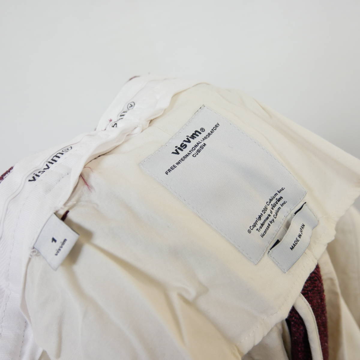 1円】未使用 国内正規 visvim ビズビム HIGH WATER SLACKS MELANGE