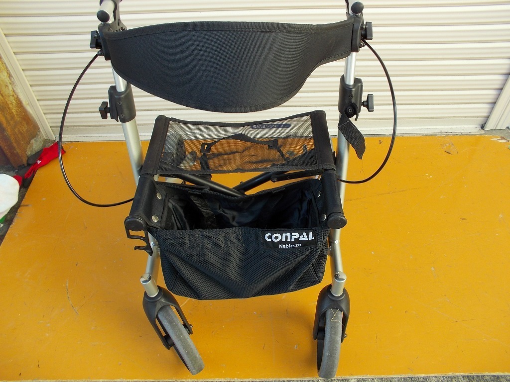 限定セール，定番 KS-1223-01 コンパル 歩行器 抑速ブレーキ付歩行車 CONPAL(歩行補助車、シルバーカー)｜売買されたオークション情報、yahooの商品情報をアーカイブ公開 - オークファン 歩行補助車、シルバーカー