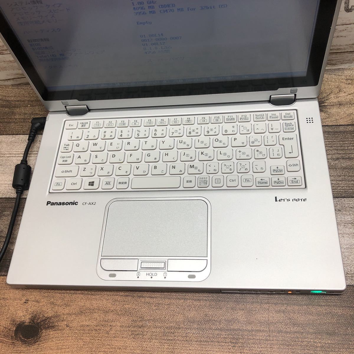 ジャンク!Panasonic Let's note i5 3427U 1.80GHz 4GB P34397 Let's