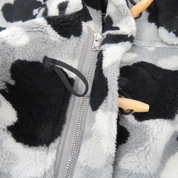 ☆A BATHING APE/アベイシングエイプ フリース サルカモ柄 ダッフル