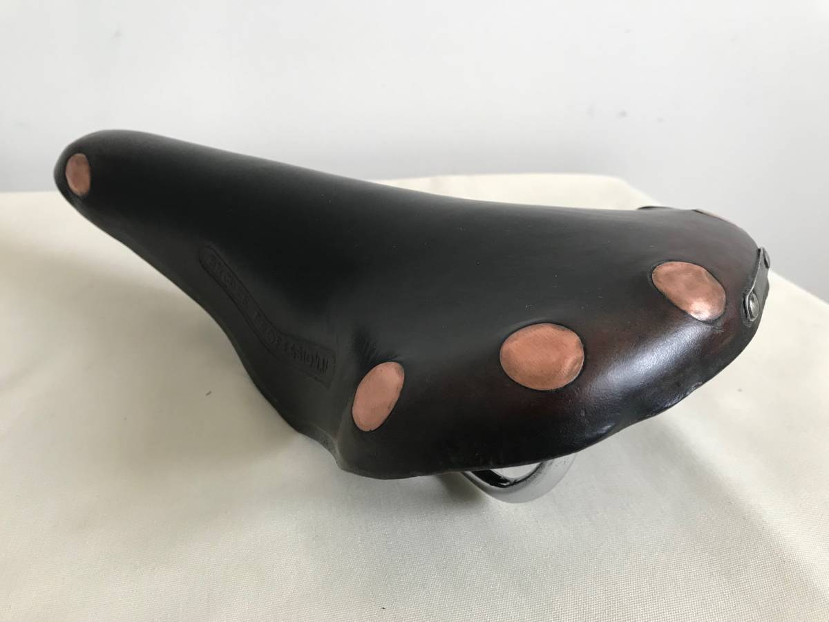 美品　BROOKS プロフェッショナル BROOKS PROFESSIONAL ブルックス プロフェッショナル サドル 大銅鋲