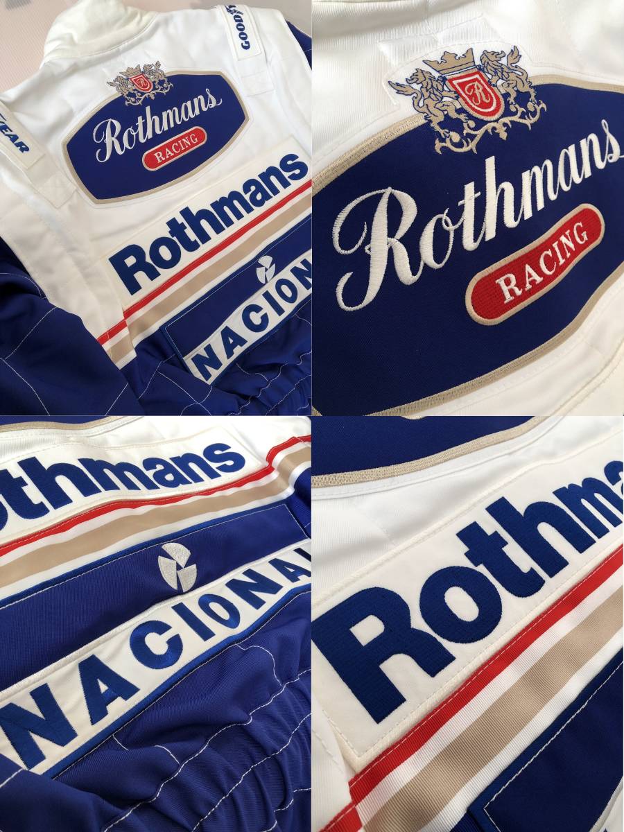 未使用 Rothmans F1 アイルトン・セナ レプリカ レーシングスーツ 長期 