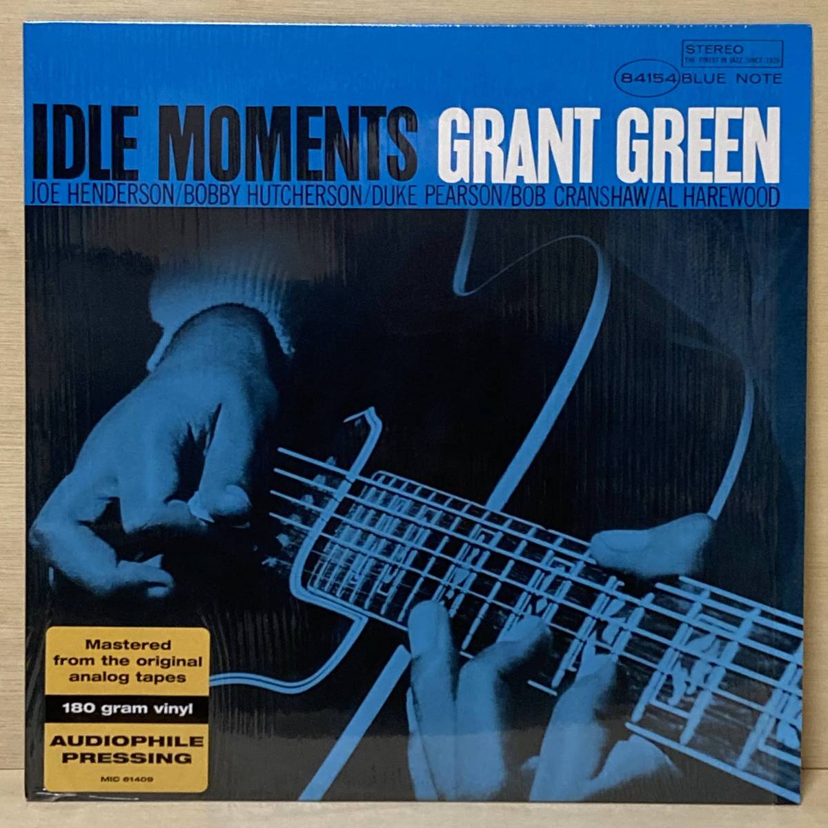 GRANT GREEN /IDLE MOMENTS/グラント・グリーン【US盤LPレコードCapitol 限定再発盤 180g 重量盤オリジナルマスター使用】