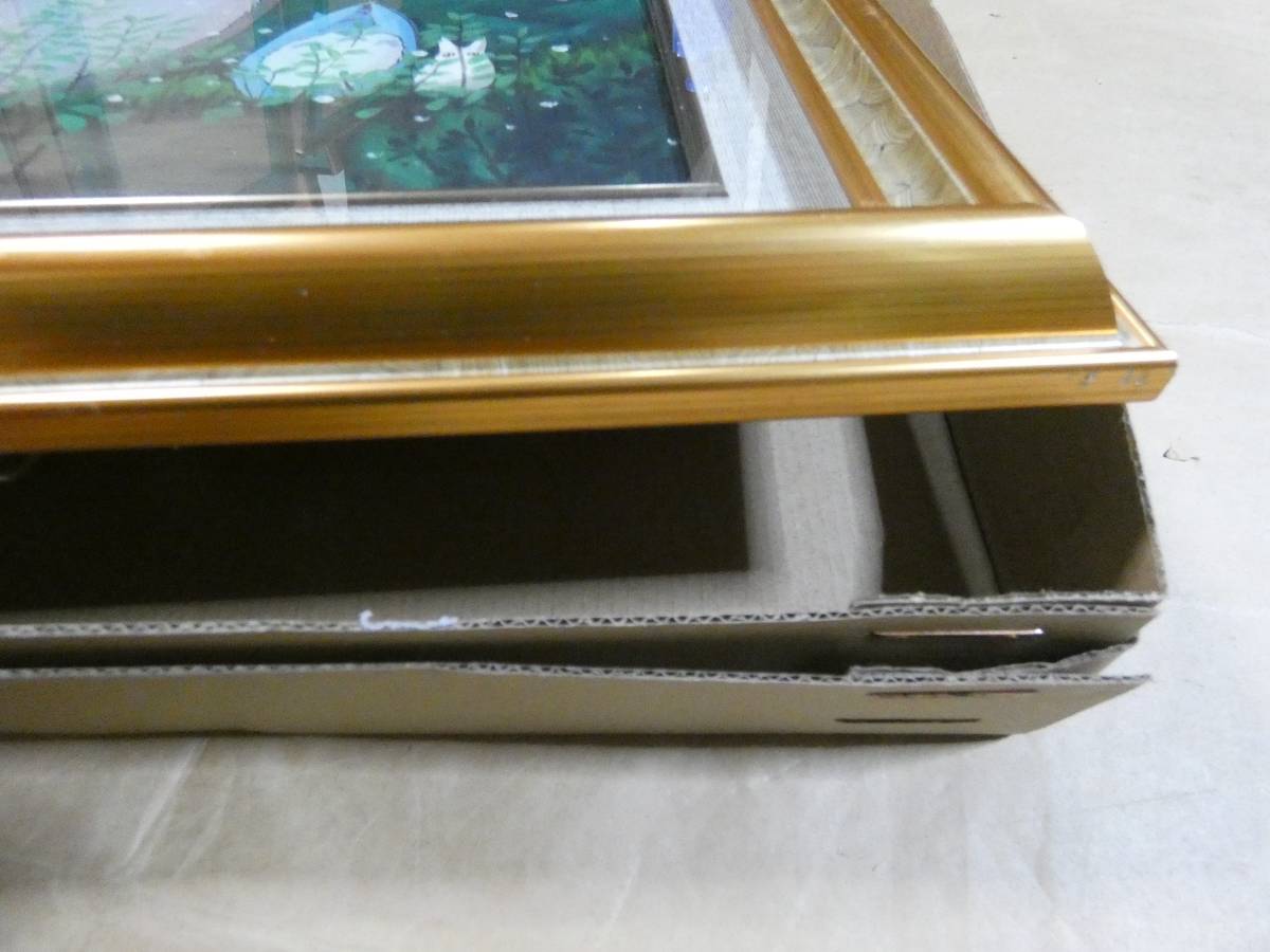 絵画、油彩、F8号、「風景人物」、綺麗な額縁付き、サイン有り、肉筆