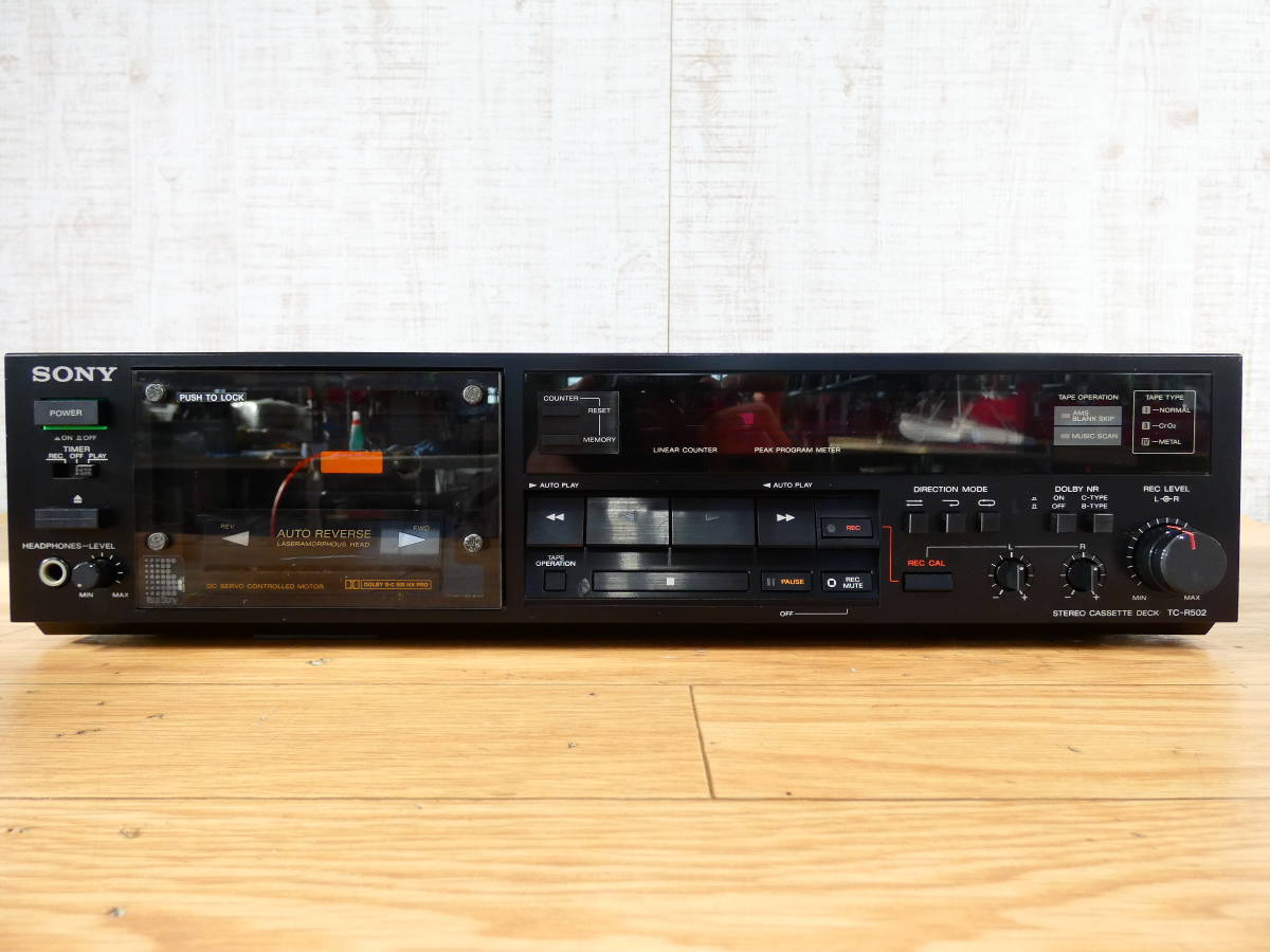 新作入荷，100%新品 SONY ソニー TC-R502 オートリバースカセット