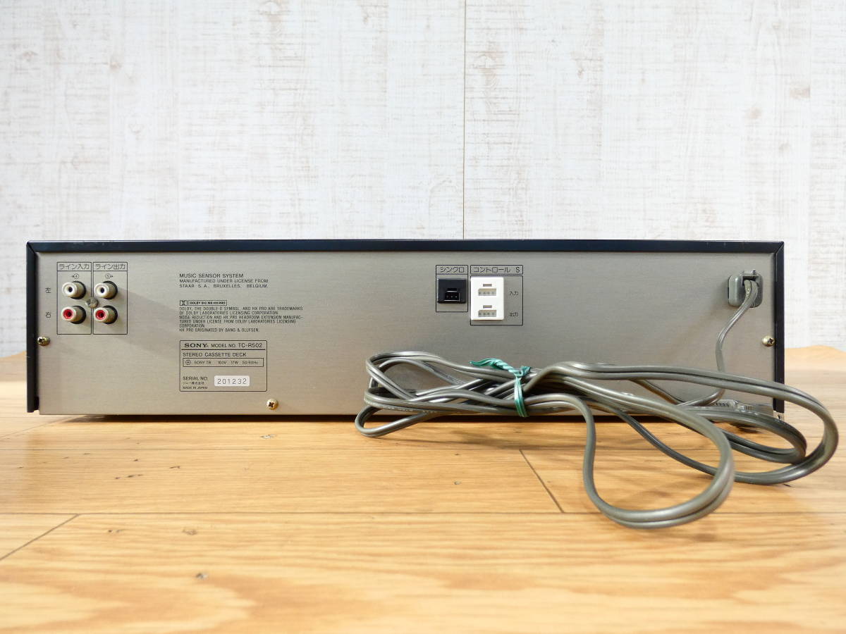 新作入荷，100%新品 SONY ソニー TC-R502 オートリバースカセット