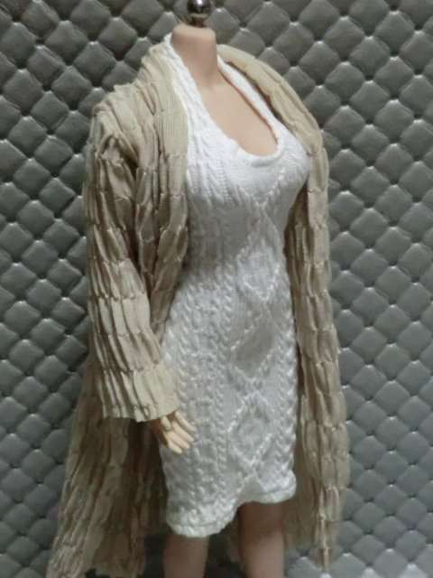 激安大特価，2026 TBLeague Phicen ファイセン 着せ付け可：ニットワンピース＆ロングカーディガン(クールガール)｜売買されたオークション情報、yahooの商品情報をアーカイブ公開 - オークファン クールガール