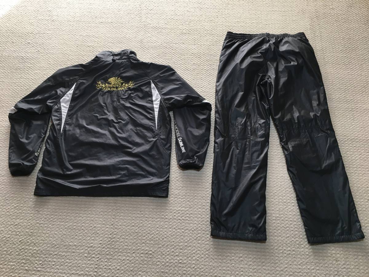 フィッシング SUNLINE ステータス・ウインドプルーフライトスーツ 上下