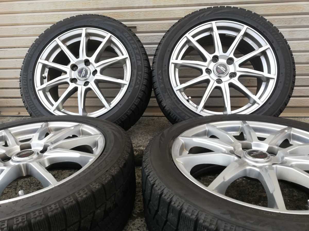 ★215/50R17★17×7J☆5穴114.3☆ブリジストンVRX　オフ53 A-TECH　冬用などに！ 215／50R17 17インチ 114.3 スタッドレス レヴォーグ ECO