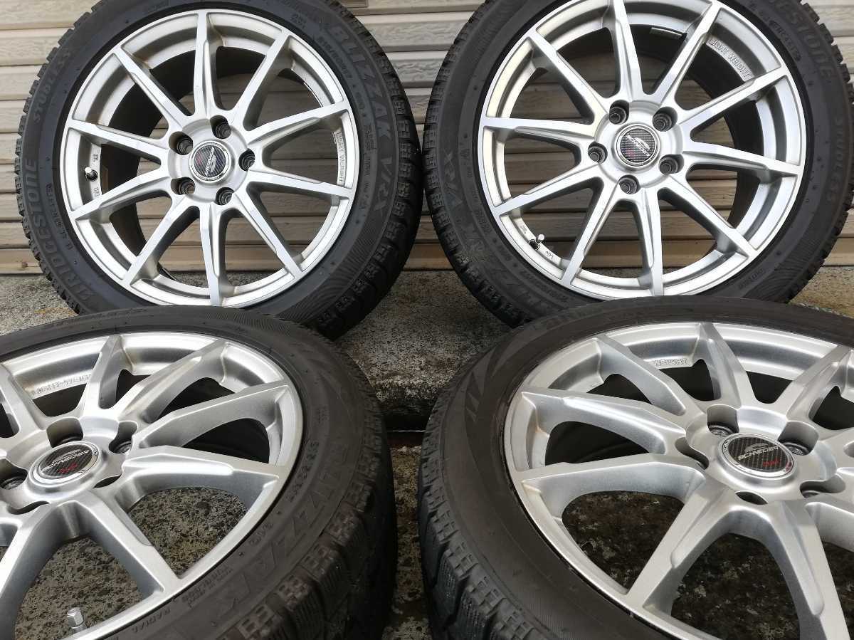 ★215/50R17★17×7J☆5穴114.3☆ブリジストンVRX　オフ53 A-TECH　冬用などに！ 215／50R17 17インチ 114.3 スタッドレス レヴォーグ ECO