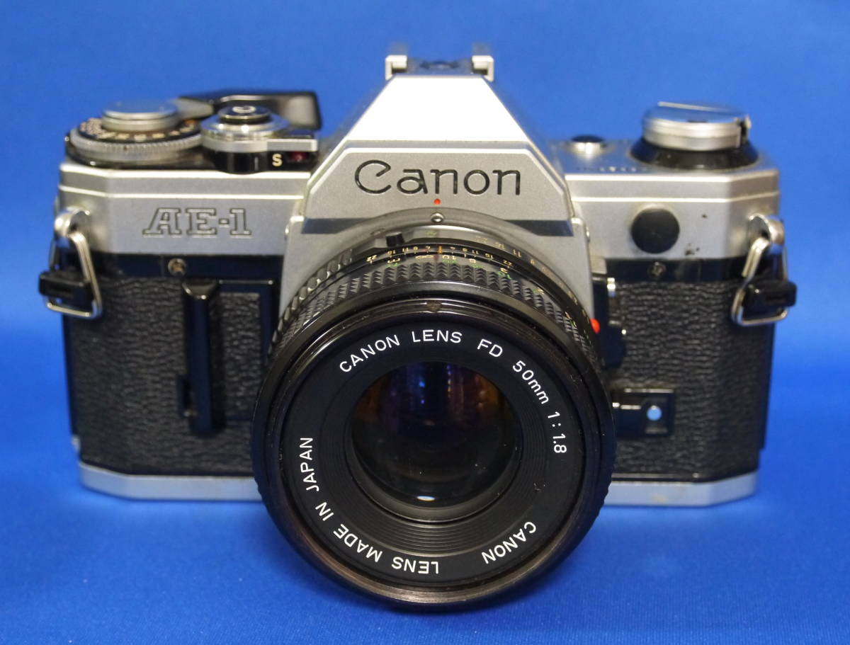 Canon / キャノン AE-1 + FD 50mm/F1.8 動作未確認 ジャンク !! AE-1 Canon