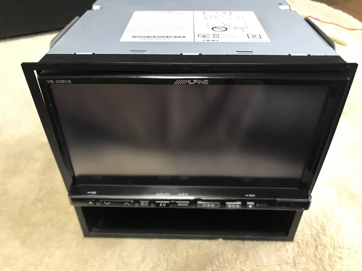 ALPINE アルパイン HDDナビ VIE-X08 アルパインHDDナビゲーション HDD