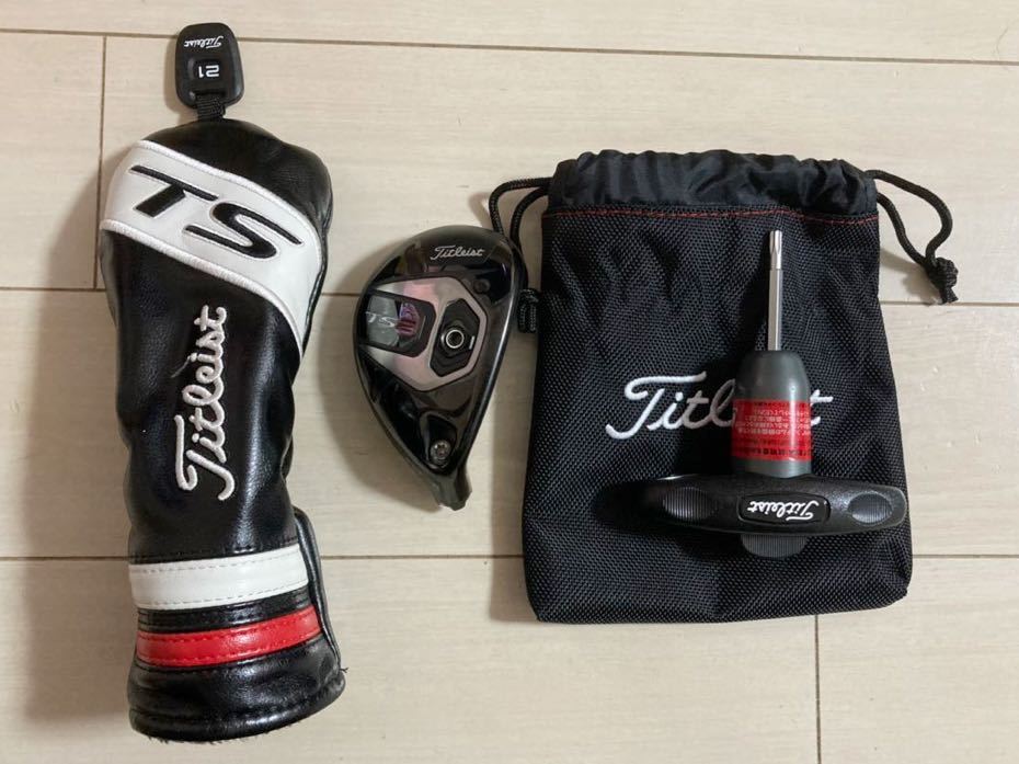 Titleist ユーティリティ TS2 21度 ヘッド カバー レンチ付き 2019年