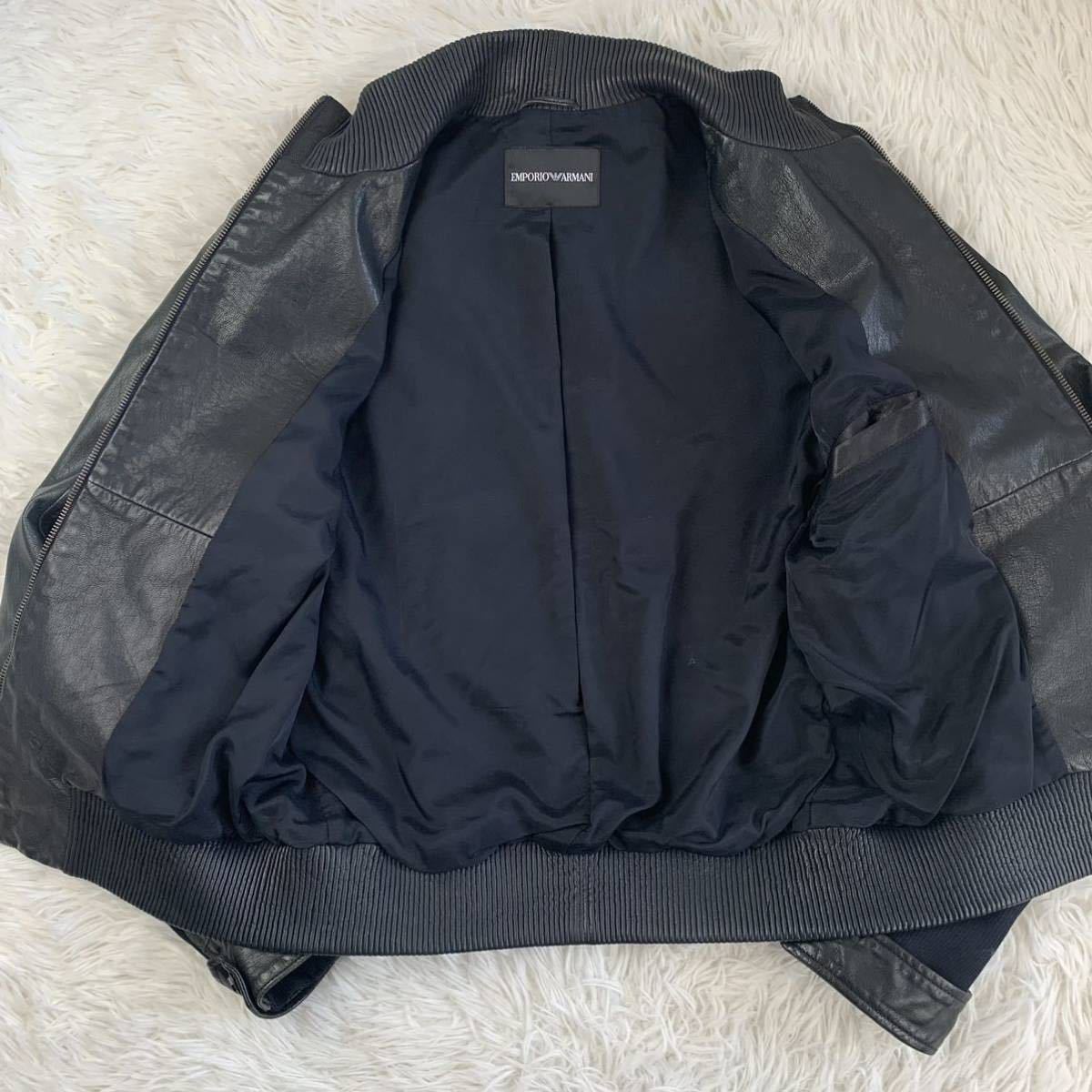定価30万円☆希少色ダークグリーン XL相当!! エンポリオアルマーニ 