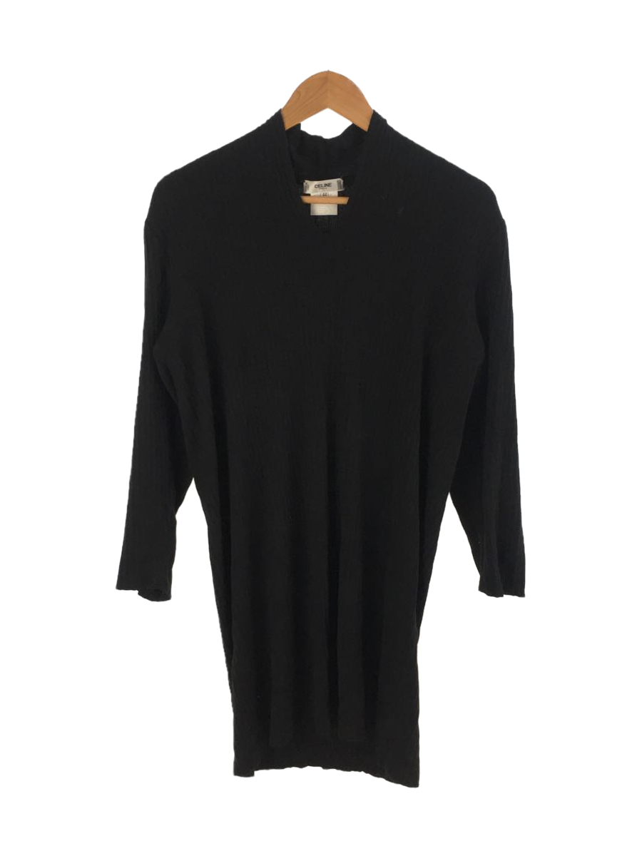  CELINE セリーヌ/リブニットワンピース/44/レーヨン/ブラック(Mサイズ)｜売買されたオークション情報、yahooの商品情報をアーカイブ公開 - オークファン Mサイズ