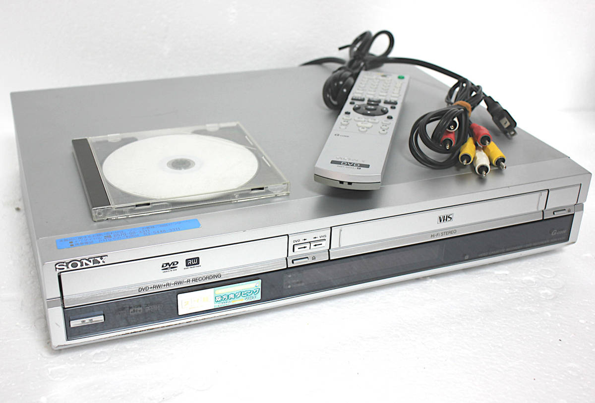 ▽△▽SONY RDR-VX30 VHS⇔DVDレコーダースゴ録 純正リモコン（電池入）AV