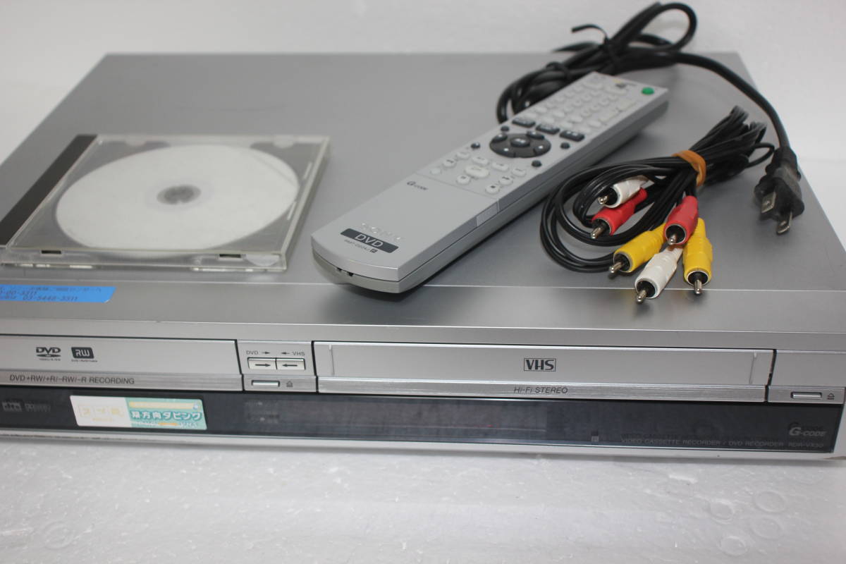 ▽△▽SONY RDR-VX30 VHS⇔DVDレコーダースゴ録 純正リモコン（電池入）AV