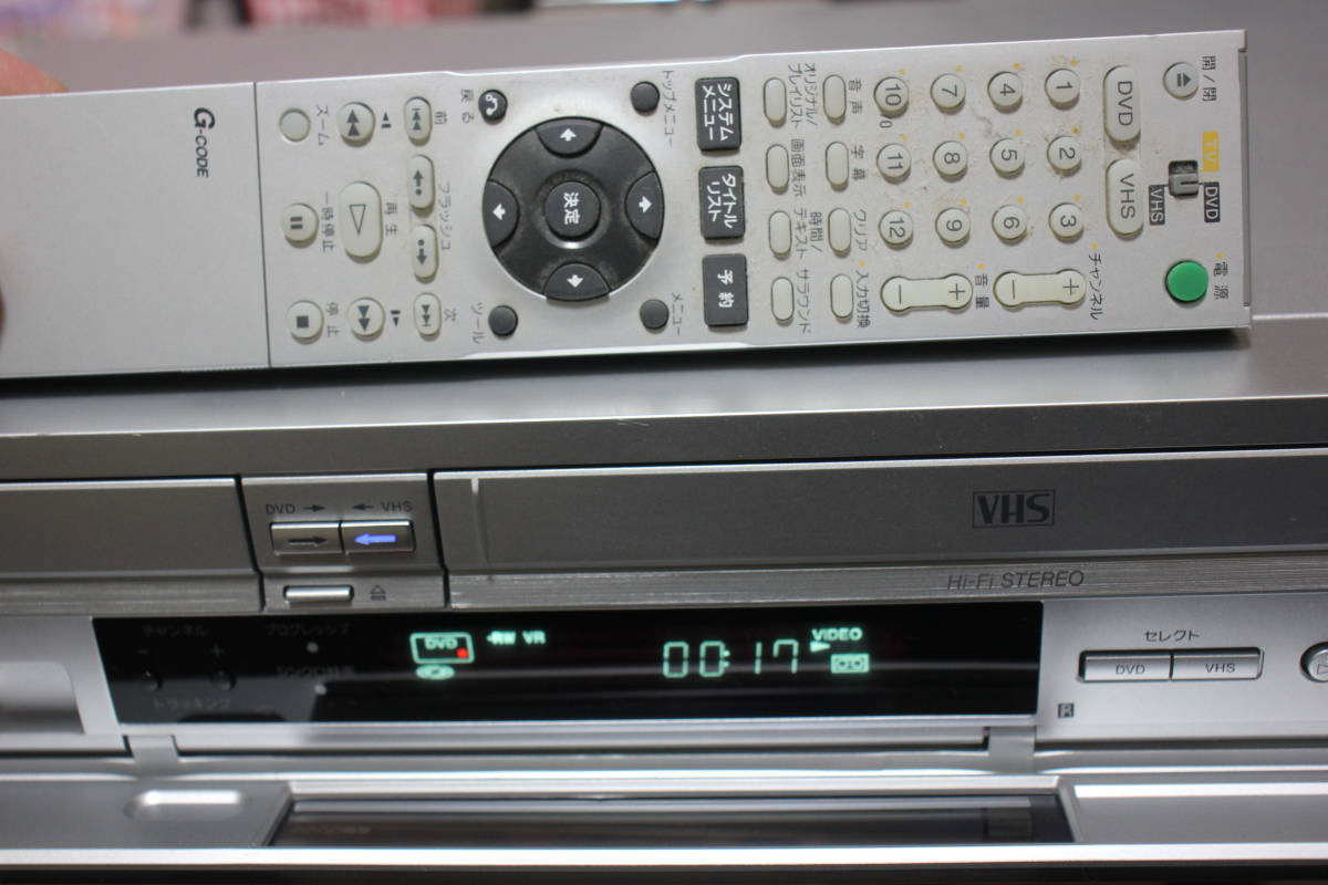 ▽△▽SONY RDR-VX30 VHS⇔DVDレコーダースゴ録 純正リモコン（電池入）AV